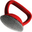 Metal Mesh Pot Brush with Handle Scrubber for Pots Pans and Dishes Ergonomic Design for Easy Cleaning and Storage