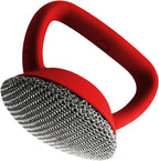 Metal Mesh Pot Brush with Handle Scrubber for Pots Pans and Dishes Ergonomic Design for Easy Cleaning and Storage