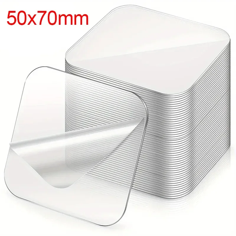 1-50Pcs Reusable Ultra-Strong Double Sided Adhesive Tape صورة ثانوية