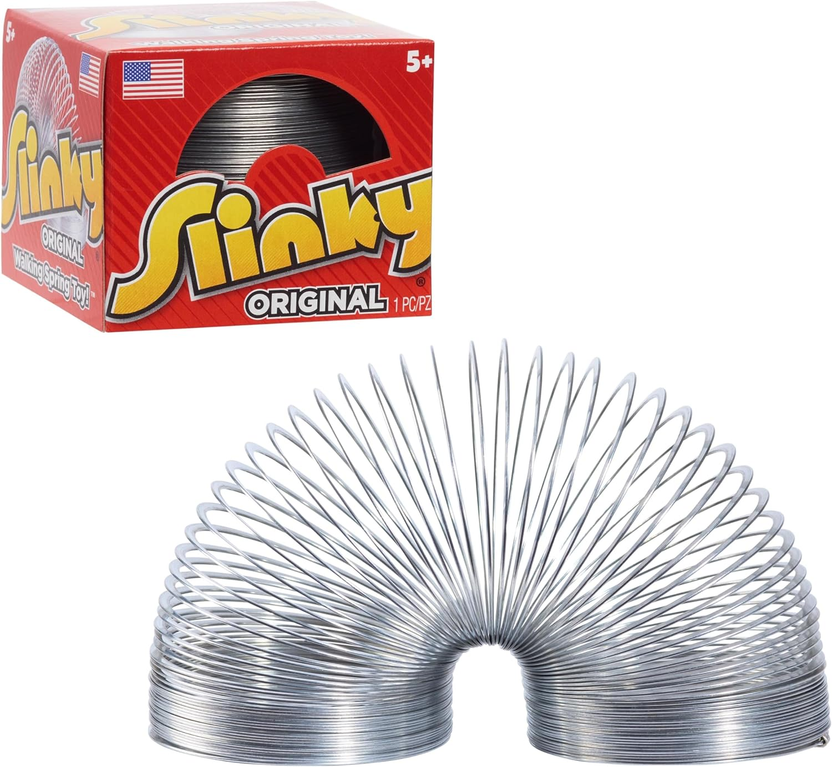 The Original Slinky Walking Spring Toy, 2.75-Inch Diameter Metal Slinky, Fidget Toys الصورة الرئيسية