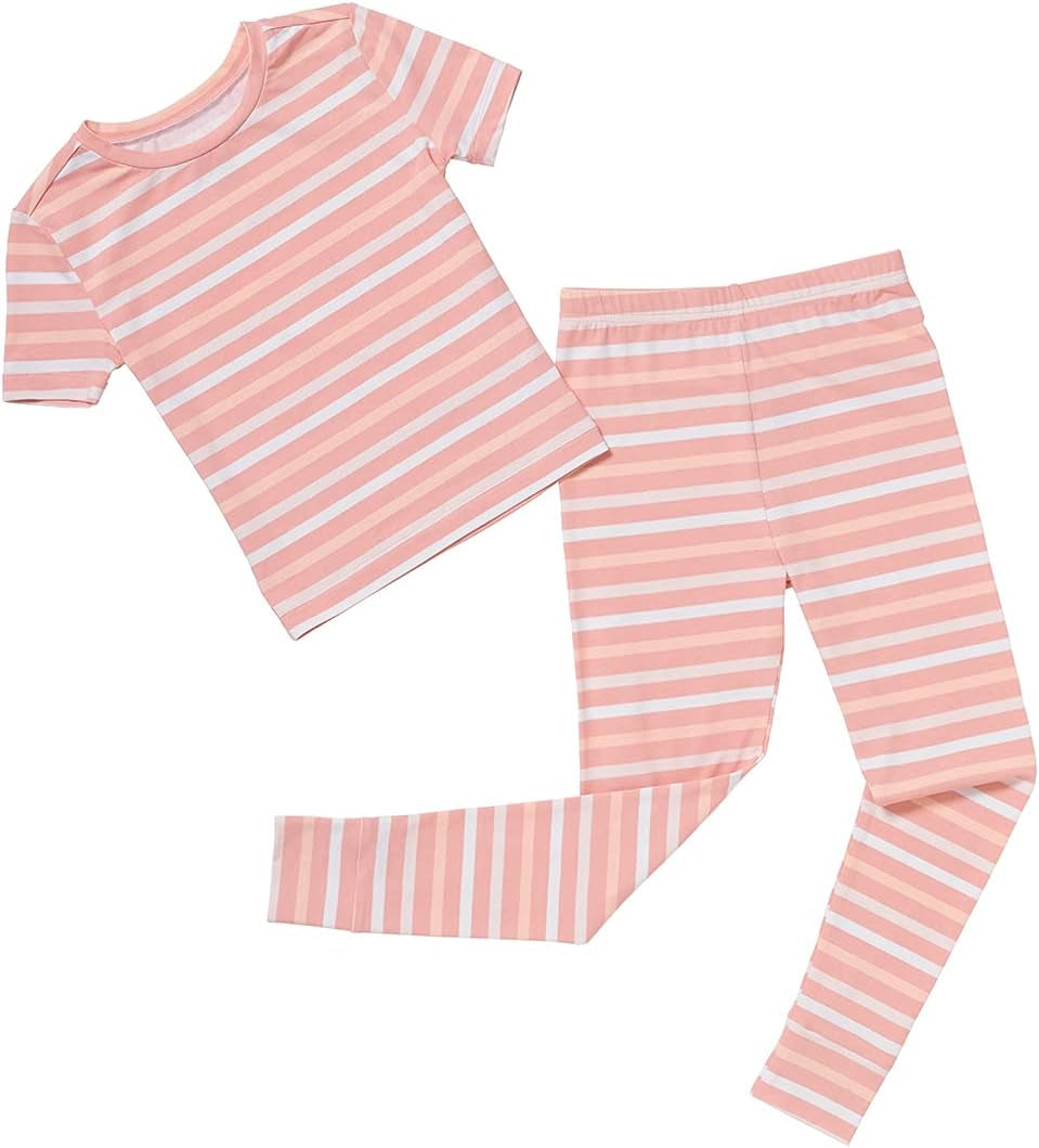 Snug Fit Kids Pjs Boy Pajamas and Girl Pajamas Kids Cotton Pajama Long Sleeve Youth Pajama