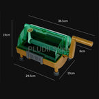Manual Food Chopper for Chili Green Onion Coriander Garlic Hand Crank Design Efficient Kitchen Tool