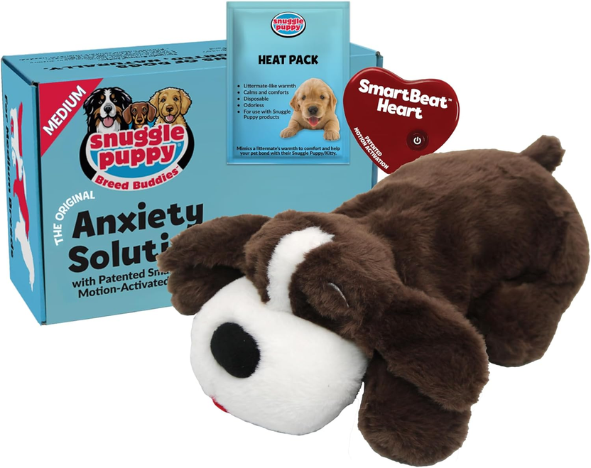 Original Toys - Heartbeat Puppy for Dogs - Pet Anxiety Relief and Calming Aid - Comfort Dog Toys for Behavioral Training الصورة الرئيسية