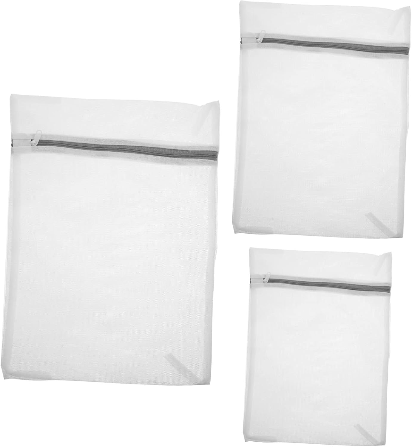 3Pcs Portable Mesh Laundry Bags Protective Washing