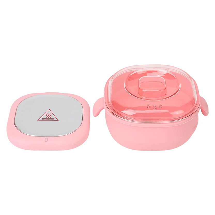 Electric Hot Wax Warmer, 100W Hair Removal Wax Warmer Pot Machine with 400Ml Silicone Pot Liner for Hair Removal صورة ثانوية