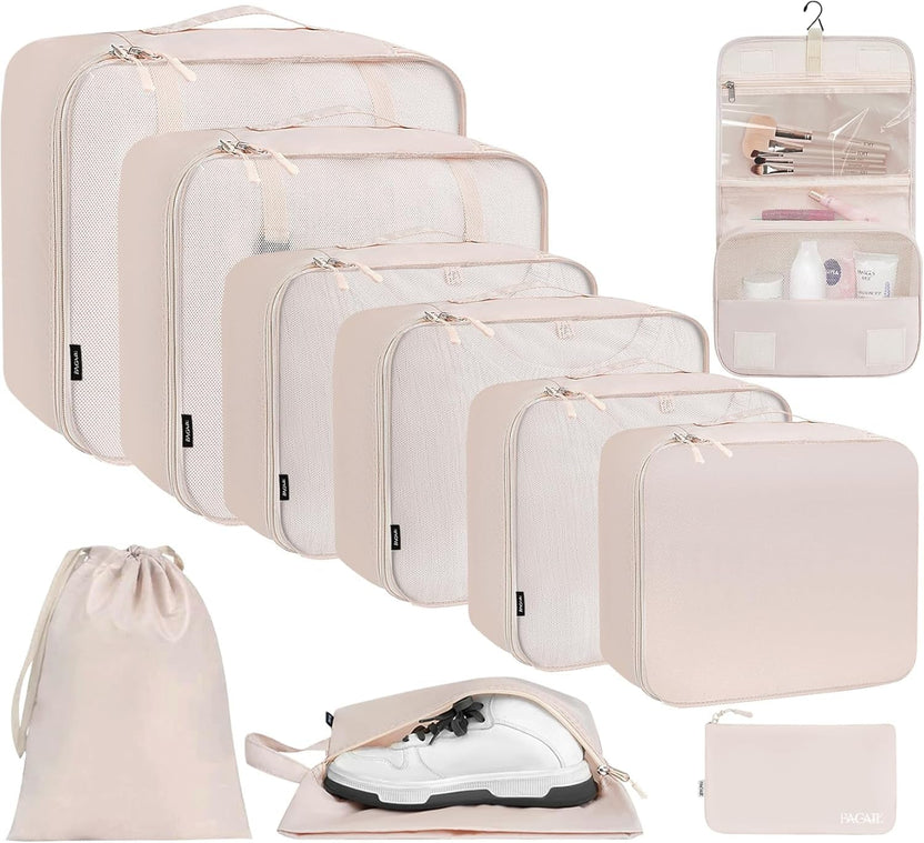 6 Set/8 Set/10 Set Packing Cubes Various Sizes Packing Secondary image