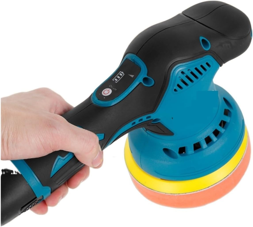 Buffer Polisher Waxer Buffer Polisher 12V Cordless Battery Powered Electric Polishing Machine with 8 Adjustable Speed Rechargeable Hand-Held الصورة الرئيسية