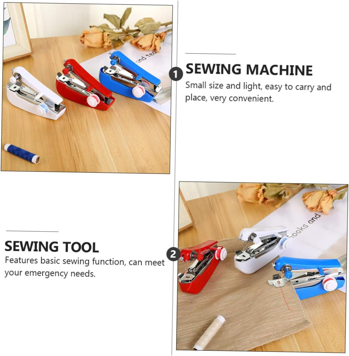 Handheld Sewing Device Mini Sewer Upholstery Sewing Machine Easy to Use