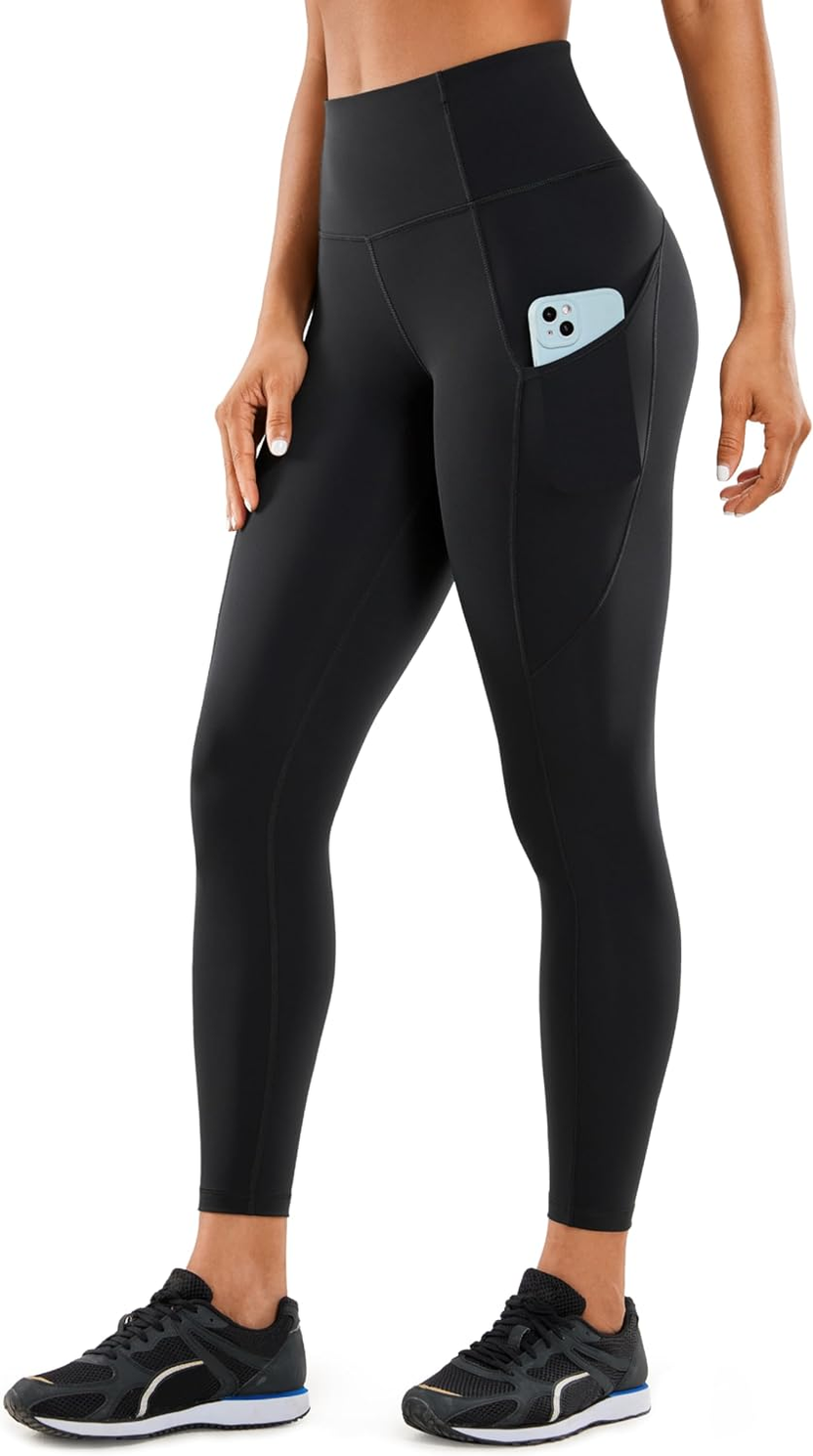 Naked Feeling Workout Leggings Pockets 25'' - High Waisted Womens Yoga Pants Running Tights الصورة الرئيسية
