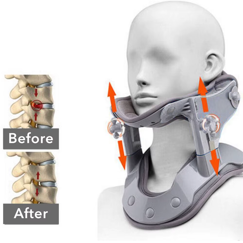Medical Neck Traction Device Heating Inflatable Cervical Collar Correction Neck Retractor Cervical Collar Stretcher Corrector Secondary image