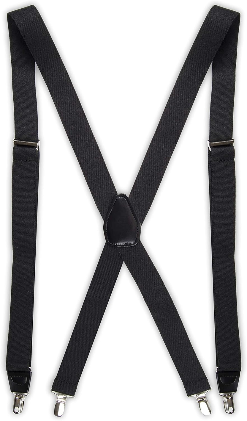 Men'S Solid Suspenders الصورة الرئيسية