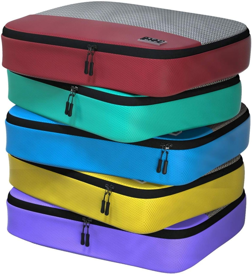 Large Packing Cubes For Travel - 5Pc Packing Cubes For Main image