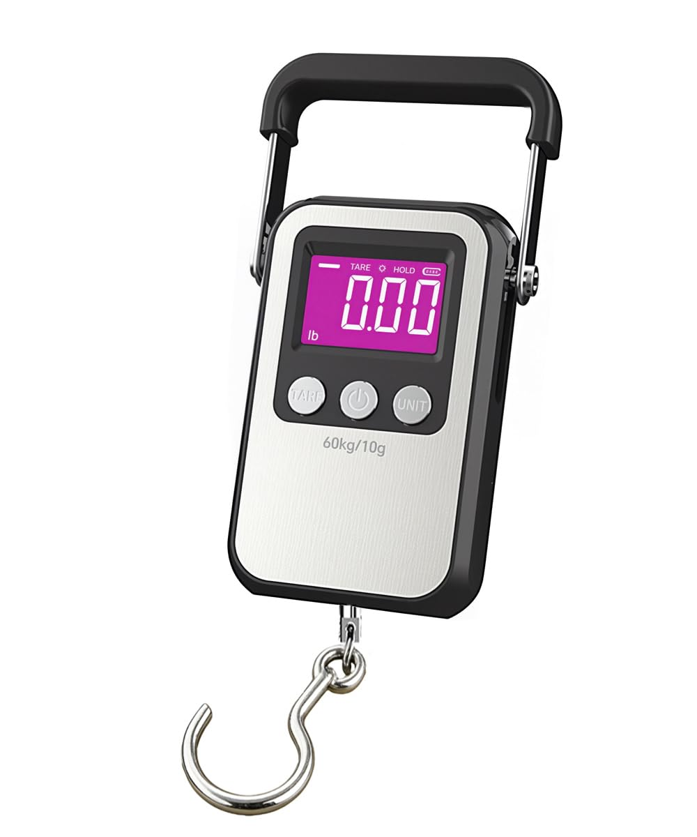 Luggage Scales 132Lb Portable Digital Hanging 60Kg