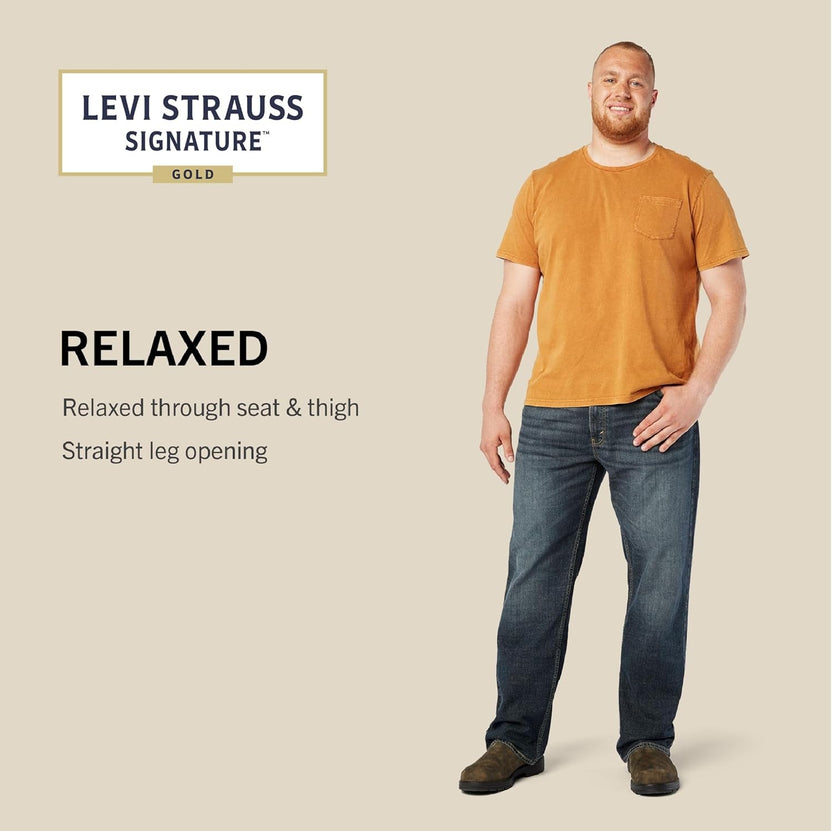 Men's Relaxed Fit Flex Jean Pants الصورة الرئيسية