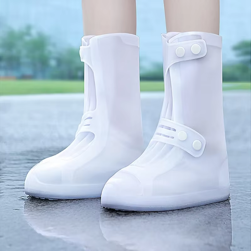 Rain Boot Covers Waterproof Anti Slip Shoe Cover Cubre الصورة الرئيسية