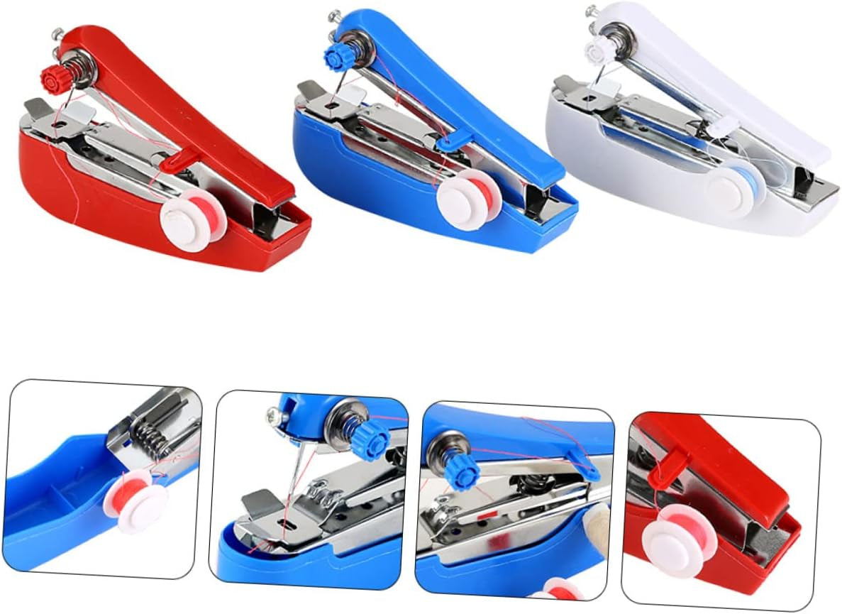 Handheld Sewing Device Mini Sewer Upholstery Sewing Machine Easy to Use