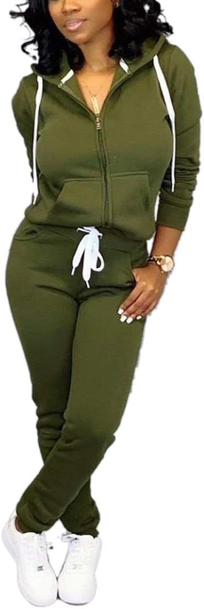 Jogging Suits for Women 2 Piece Casual الصورة الرئيسية