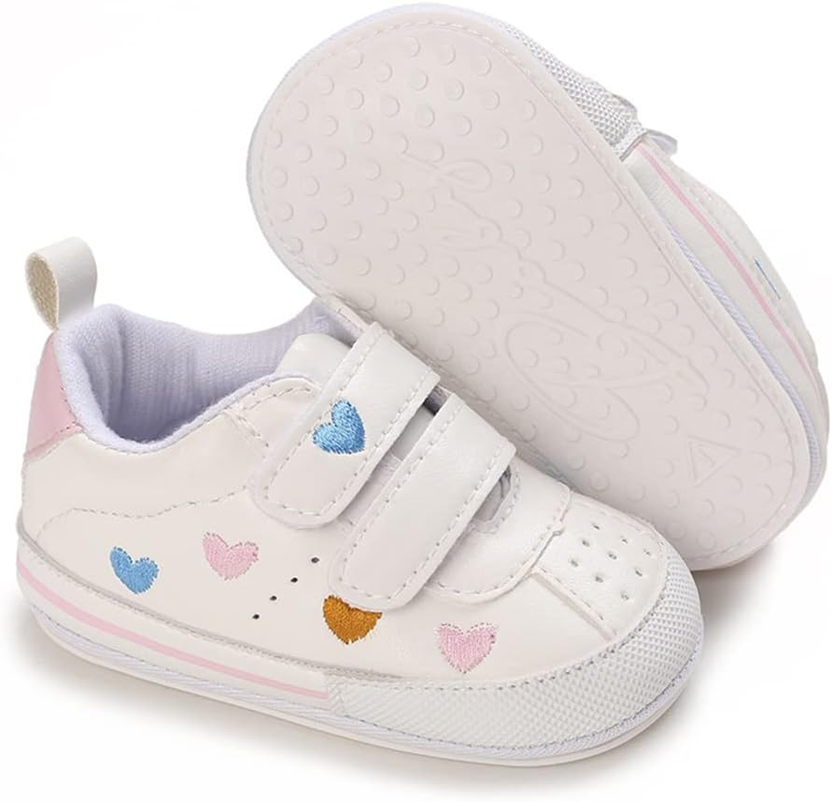 Baby Boys Girls Shoes Non-Slip Rubber Sole Sneakers Infant First Walking Toddler Crib Shoes Newborn Loafers Flats. الصورة الرئيسية