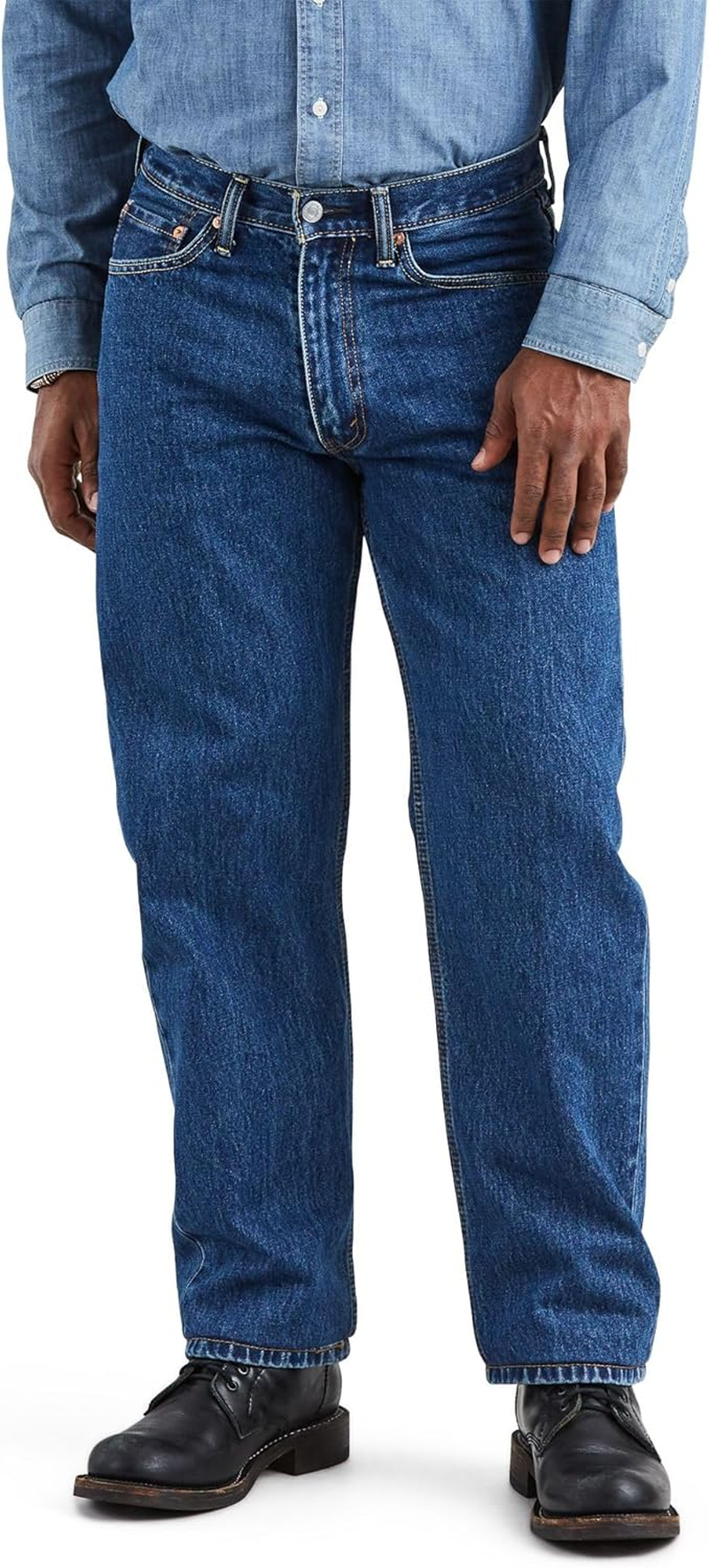 Men'S 550 Relaxed Fit Jeans الصورة الرئيسية