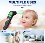 No-Touch Thermometer for Adults and Kids, Digital Baby Thermometer with Fever Alarm, 1 Second Fast Result, Easy to Use, 2 in 1 Mode