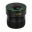 Black electric mason jar vacuum sealer with green accent on a white background
